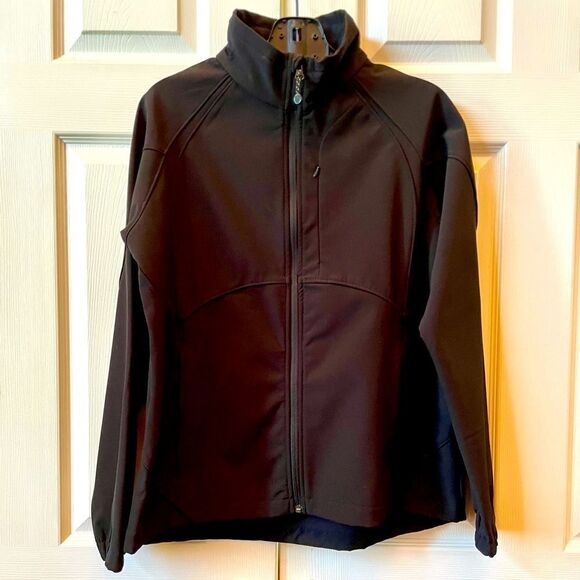 BLACK WOMEN’s SOFTSHELL JACKET w DOLMAN SLEEVES by BLACK DIAMOND SIZE LARGE NWT - Picture 1 of 8